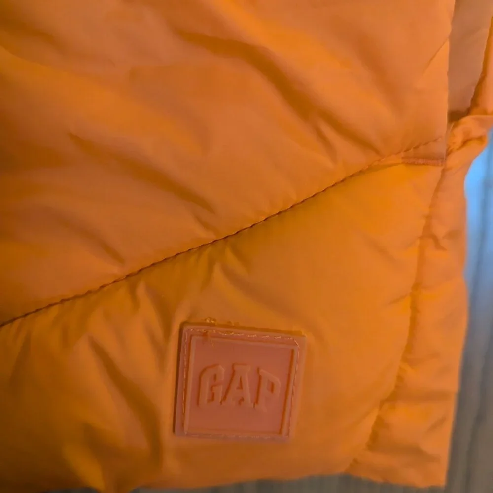 Gap Puffer Vest Retro Vibes Warm Bright Colors Zip-Unisex‎ XS